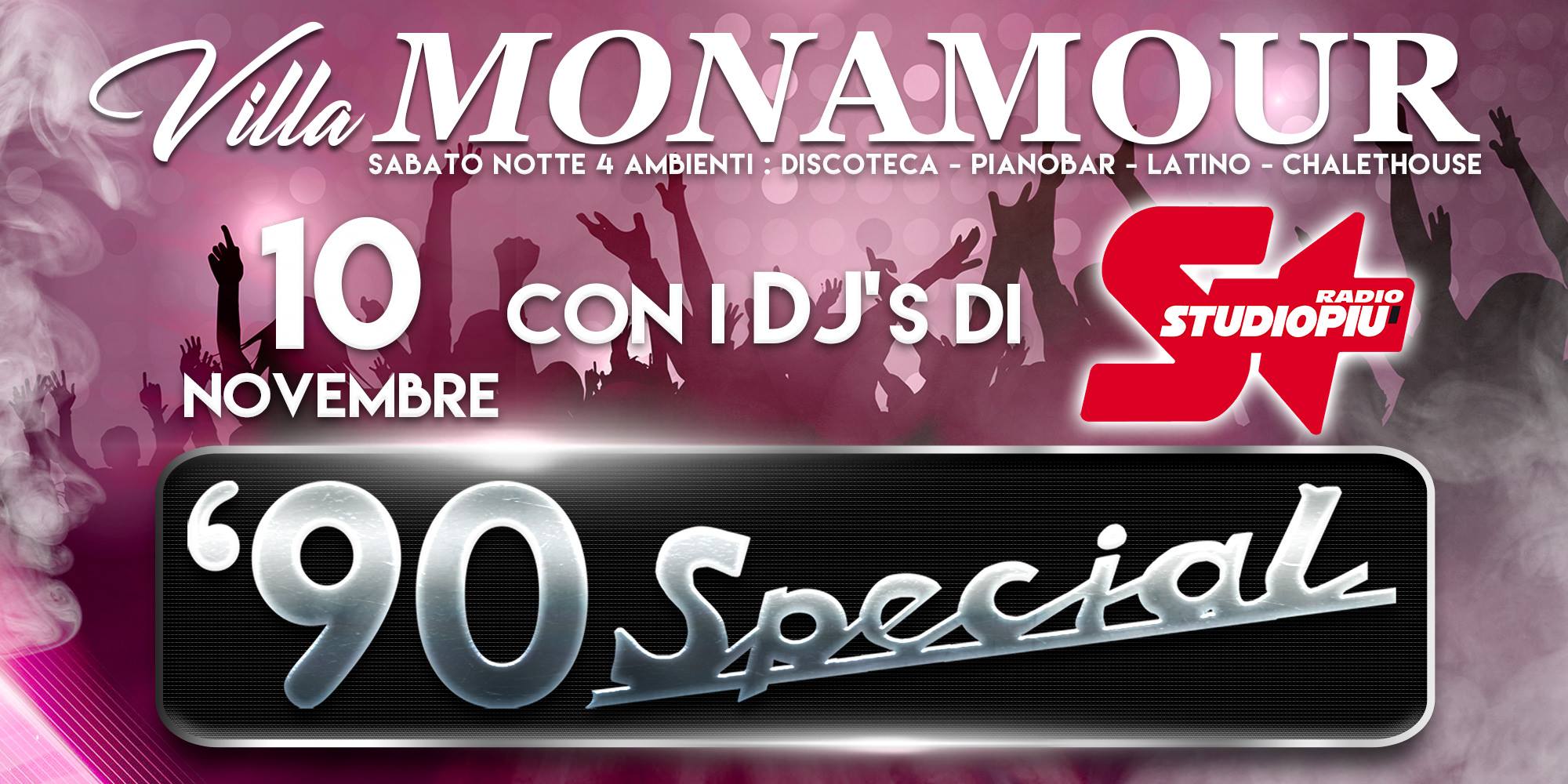 Mon Amour Rimini 90 Special Radio studio piu