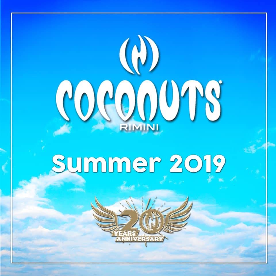 Coconuts Club Rimini ultimo mercoledì estate 2019 di agosto