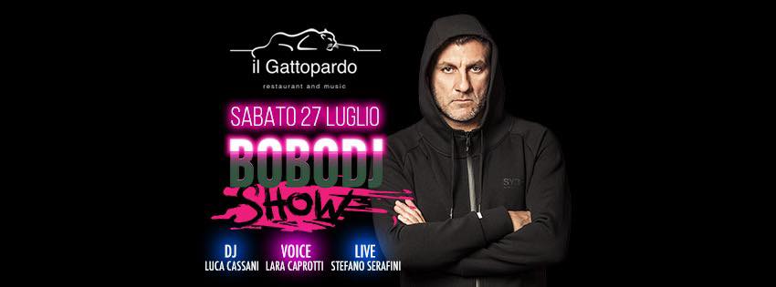 Bobo dj show Discoteca Gattopardo Alba Adriatica