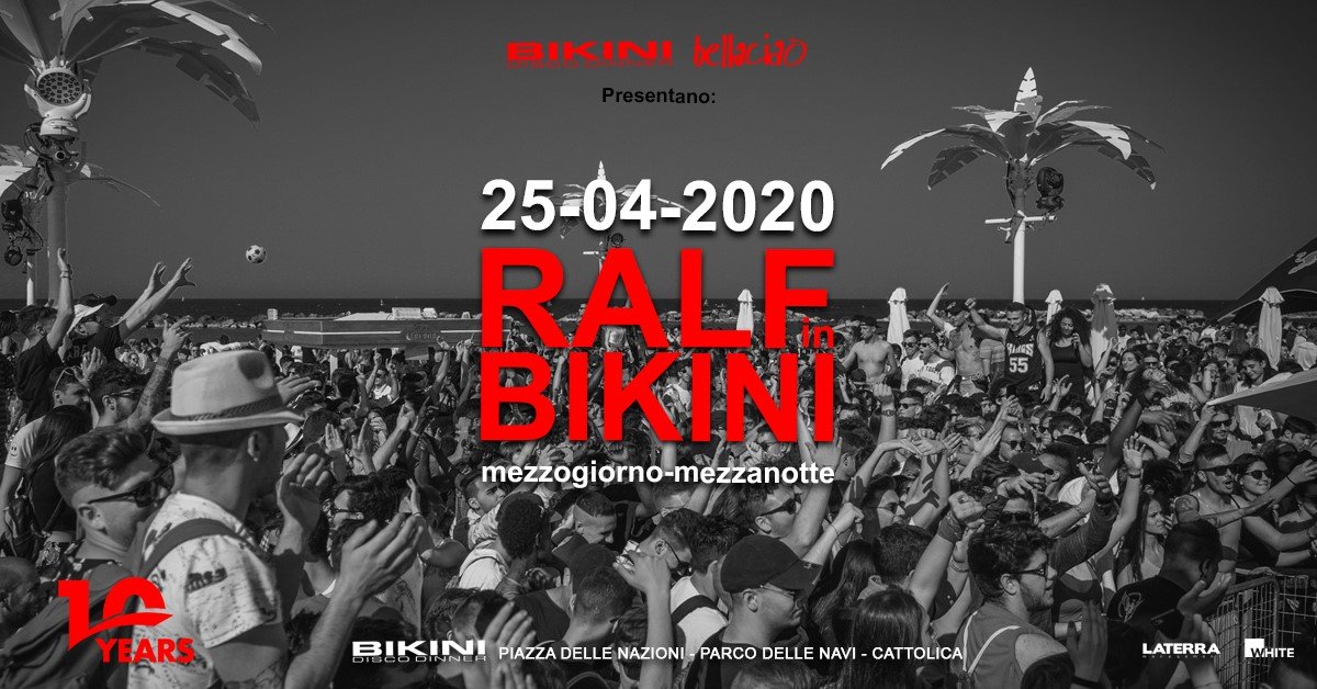 Ralf in Bikini 2020 al Malindi Bikini di Cattolica