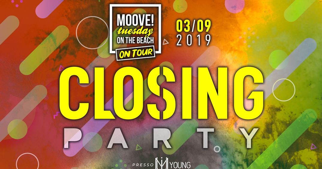 Closing Party Moove on tour Miu Disco Dinner Marotta Mondolfo