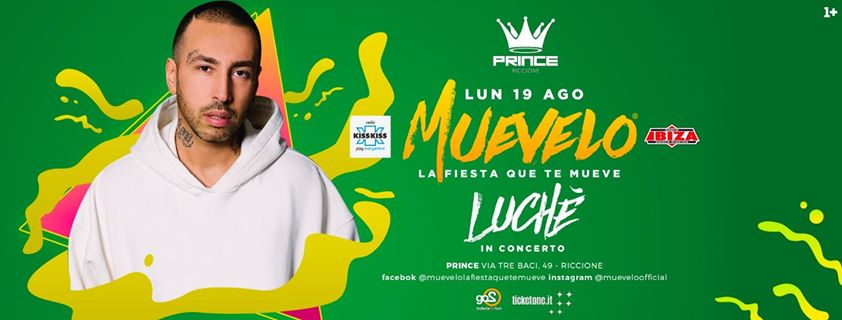 Luchè live concert Prince Club Riccione