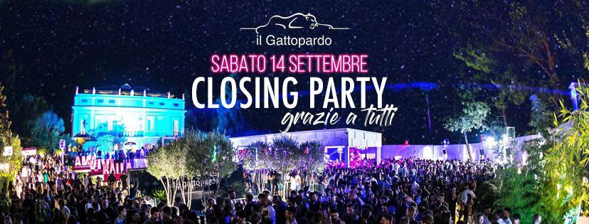 Closing Party Summer 2019 discoteca Gattopardo Alba Adriatica