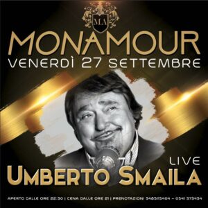 Umberto Smaila live Mon Amour Rimini