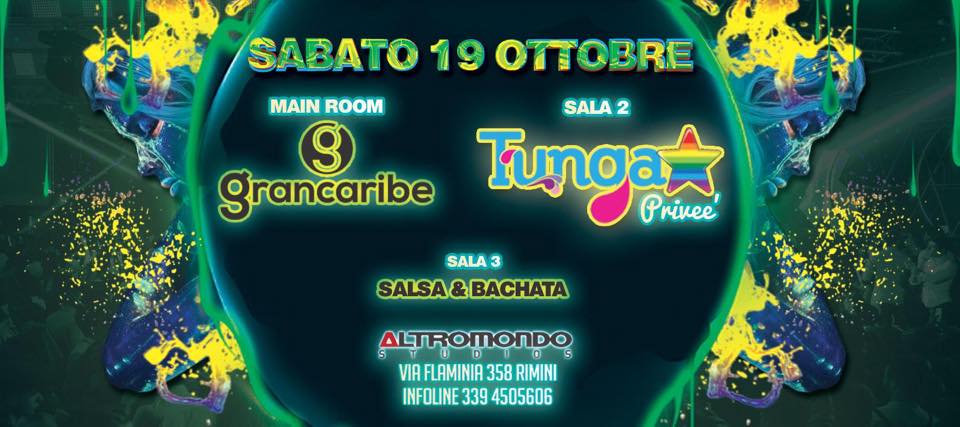Tunga with Grancaribe discoteca Altromondo Studios Rimini