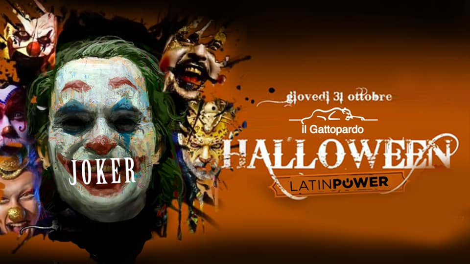Halloween Joker discoteca Gattopardo