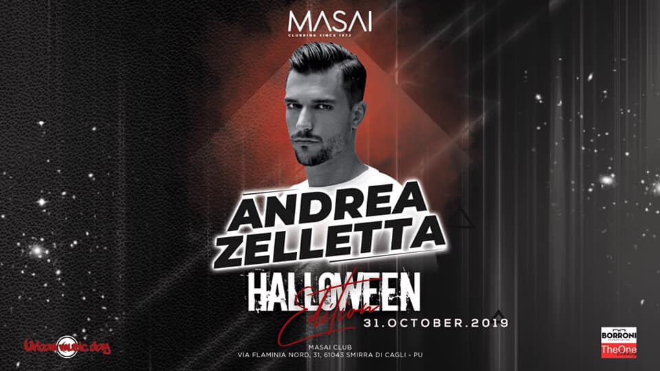 Andrea Zelletta guest Halloween Masai Club Cagli