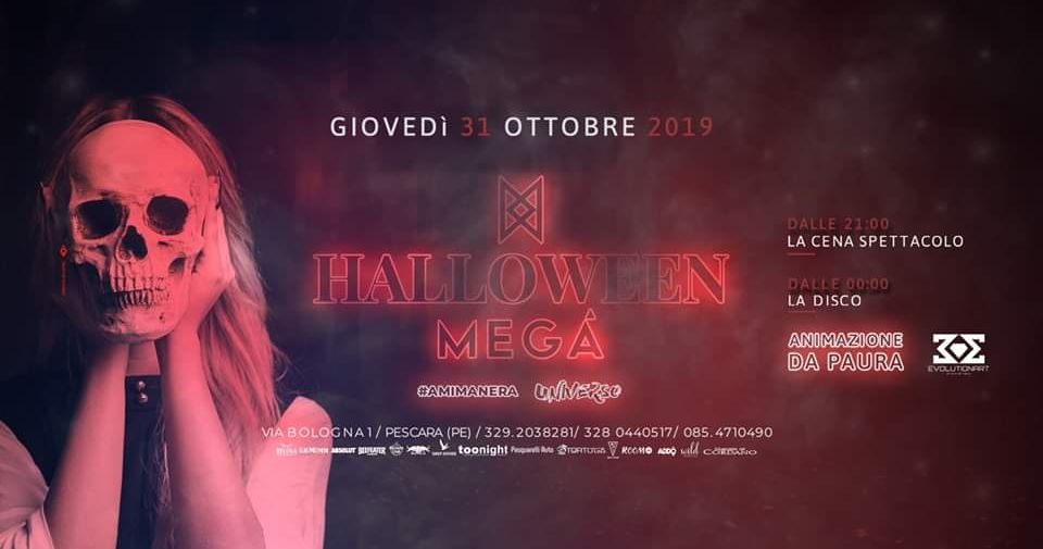 Halloween Discoteca Megà Pescara
