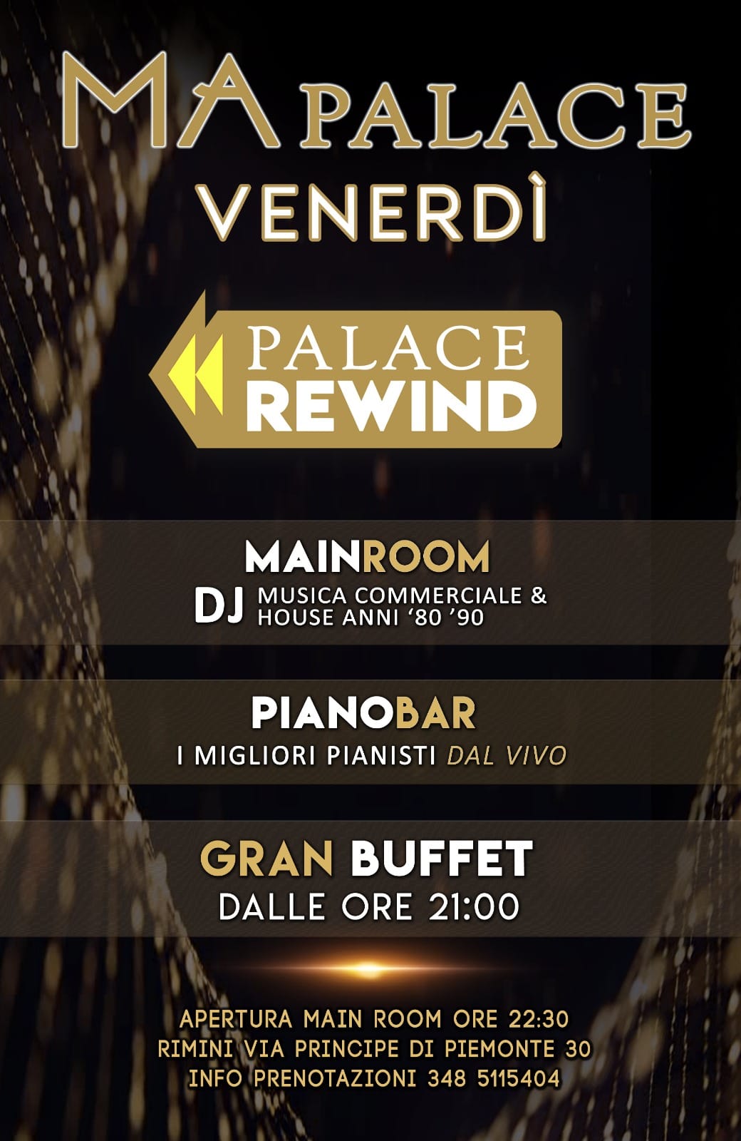 Palace Rewind Discoteca Mon Amour Rimini