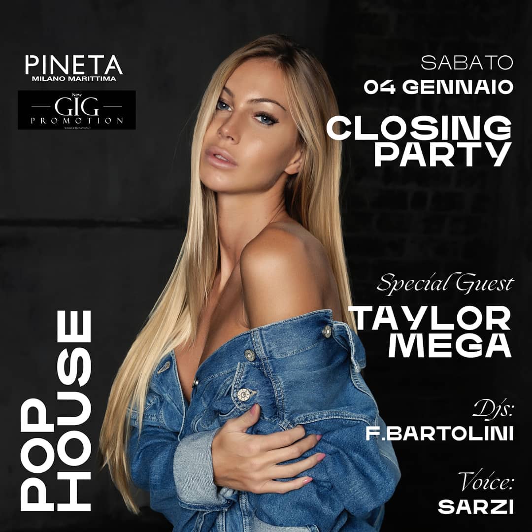 Closing Party con Taylor Mega Pineta Club Milano Marittima