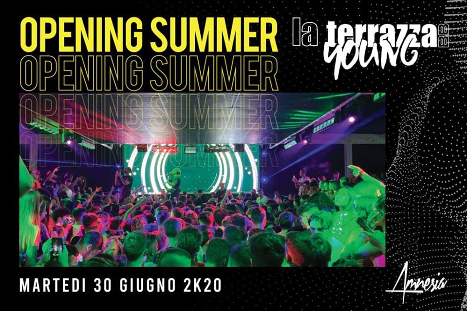 La Terrazza Young, Opening Party