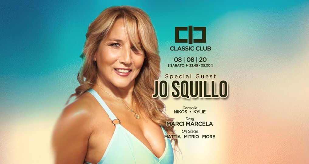 Classic Club Rimini, guest Jo Squillo