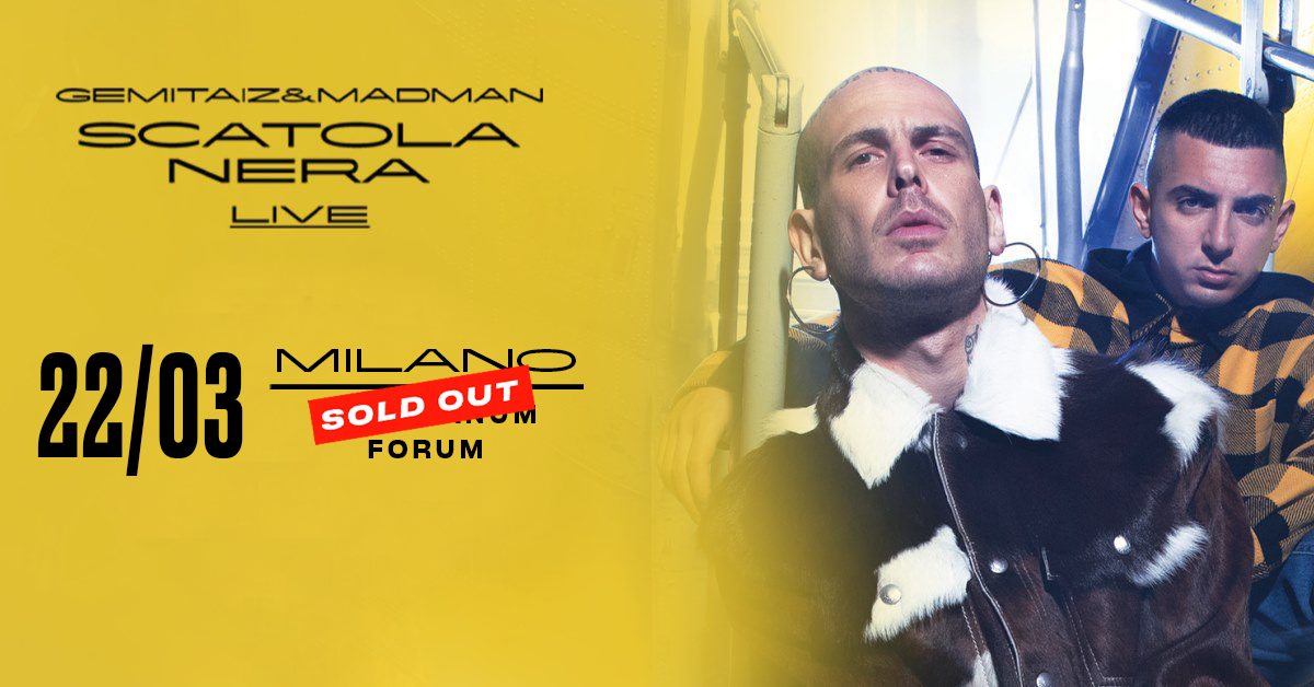 Gemitaiz & MadMan live Milano Mediolanum Forum