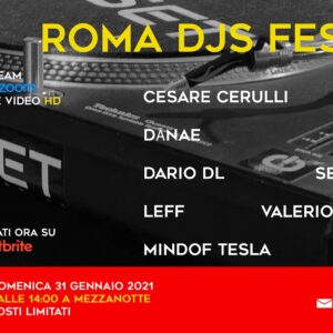 Roma djs Festival, 10 ore di Musica, Marinelli Streaming
