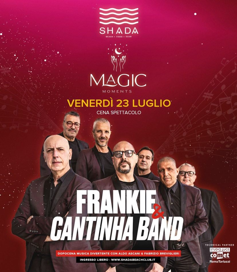 Frankie & Cantinha Band + Nostalgia 90 allo Shada di Civitanova Marche