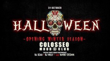 Re Opening e Halloween alla Discoteca Colosseo di Montecchio