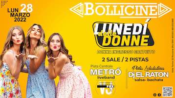 Live band Metrò alla Discoteca Bollicine Riccione