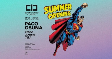 Summer Opening con Paco Osuna al Classic Club di Rimini