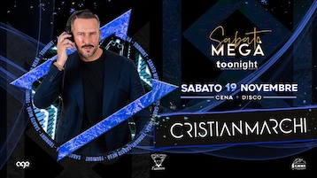 Cristian Marchi al Megà disco dinner di Pescara