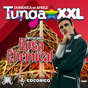 Rosa Chemical e Tunga alla Discoteca Cocoricò di Riccione