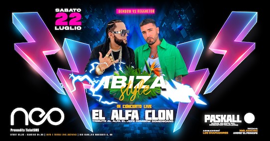 Discoteca Neo Bologna, El Alfa El Jefe Clon ft Paskall