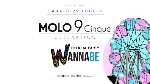 Wannabe official Party al Molo 95 di Cesenatico