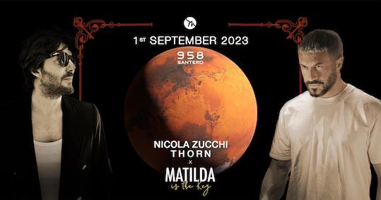 Nicola Zucchi e Thorn alla Discoteca Matilda Marina di Ravenna