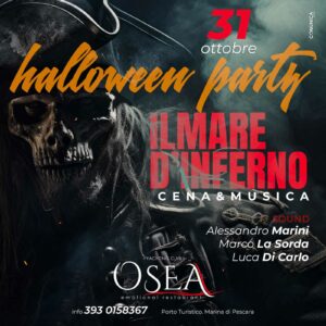 Halloween party al ristorante Osea di Pescara