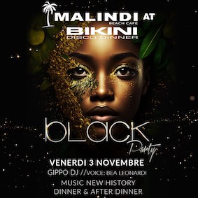 Black Party al Bikini con staff Malindi Cattolica