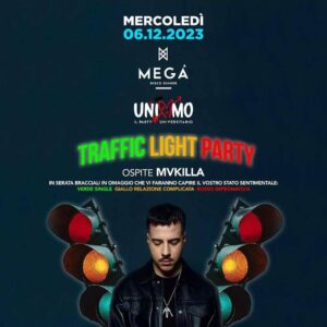 Traffic light party alla discoteca Megà di Pescara