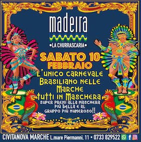 Madeira Civitanova unico carnevale brasiliano delle Marche