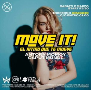 Primo Move It di Marzo al Nyx Club di Ancona