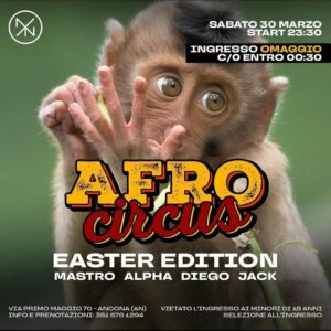 Afrocircus di Pasqua al Nyx di Ancona