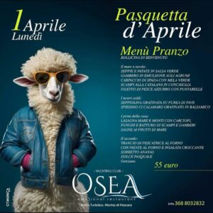 Il pranzo di Pasquetta presso il ristorante Osea di Pescara