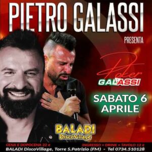 Pietro Galassi al dancing Baladì