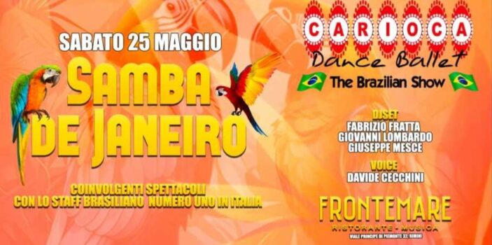 Samba de Janeiro al Frontemare di Rimini e1715093851107