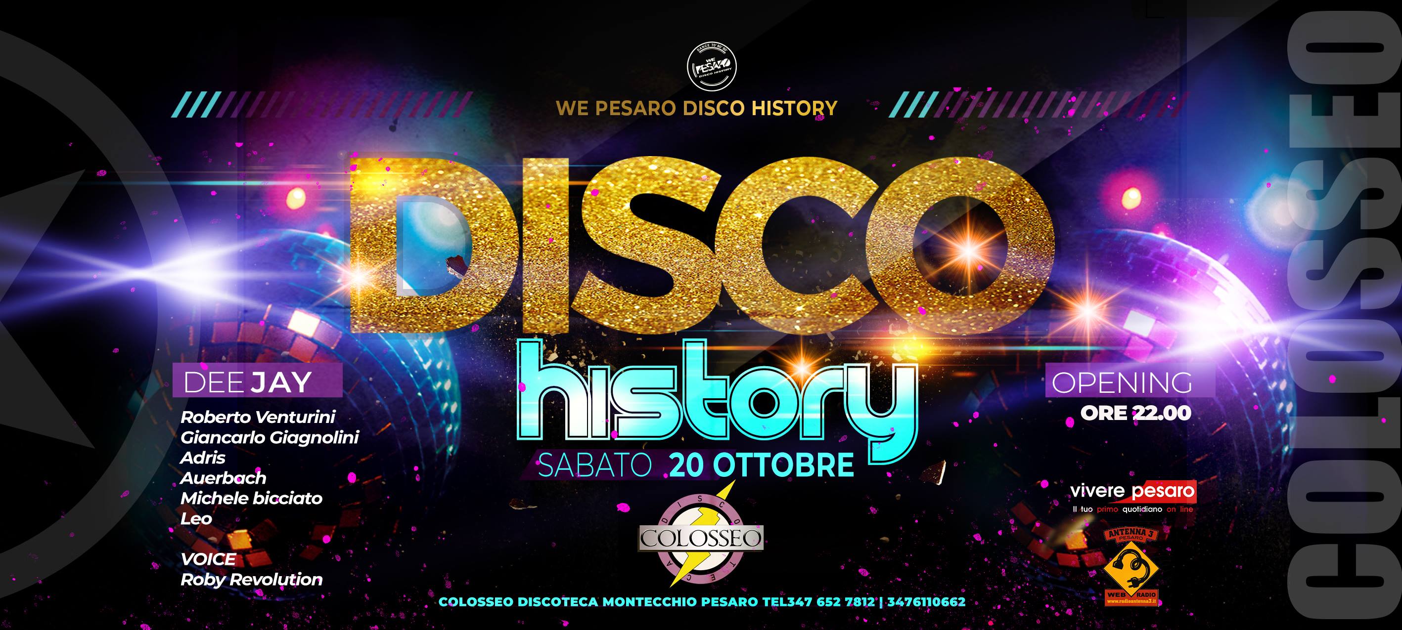 Disco History Discoteca Colosseo Montecchio
