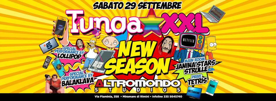 Tunga XXL Opening Party discoteca Altromondo Rimini