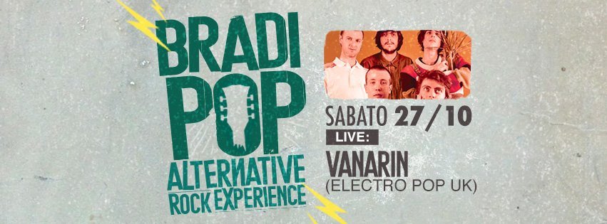 Vanarin live Bradipop Club Rimini