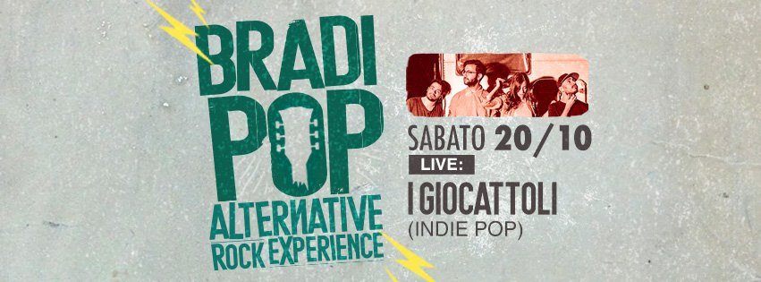 I Giocattoli live Bradipop Club Rimini