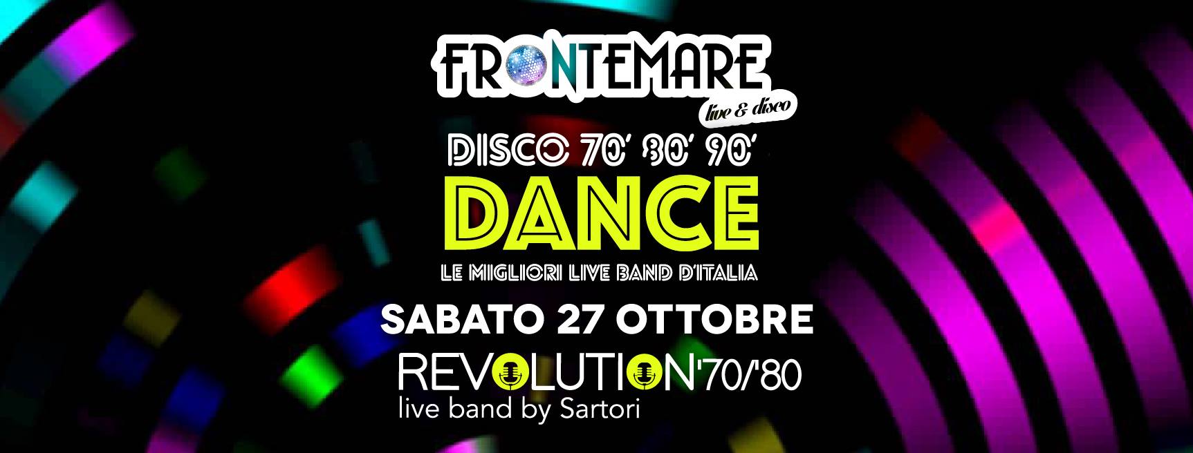 Revolution 70-80 Live Frontemare Rimini