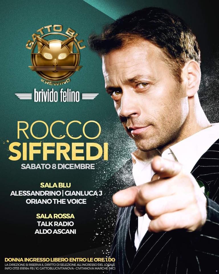 Rocco Siffredi Discoteca Gatto Blu Civitanova Marche