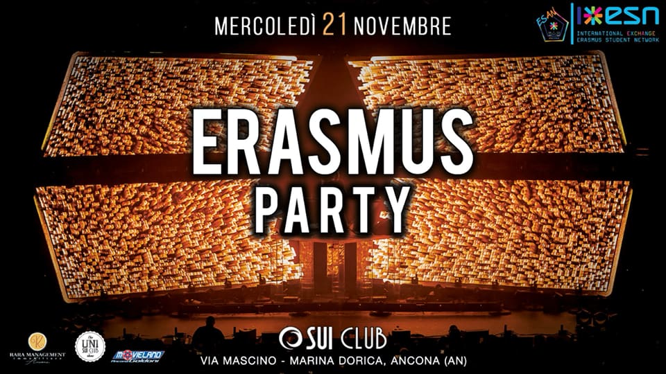Erasmus Party Sui Club Ancona