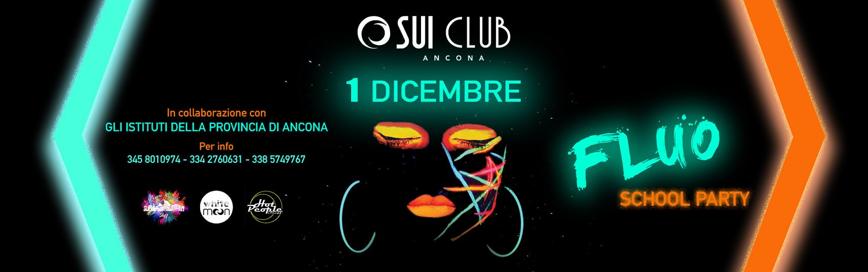 Fluo School Party Sui Club Ancona