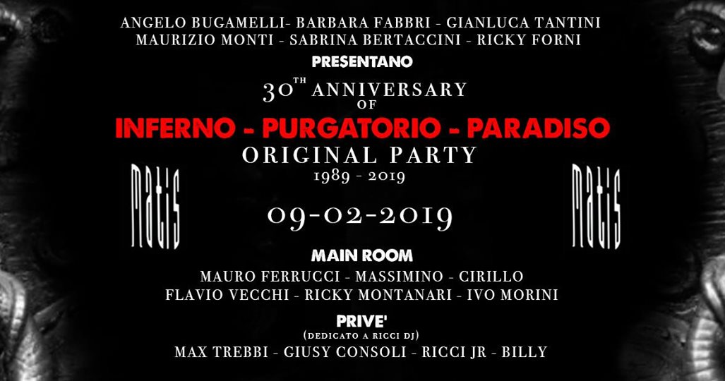 Inferno Purgatorio Paradiso Matis Dinner Club Bologna