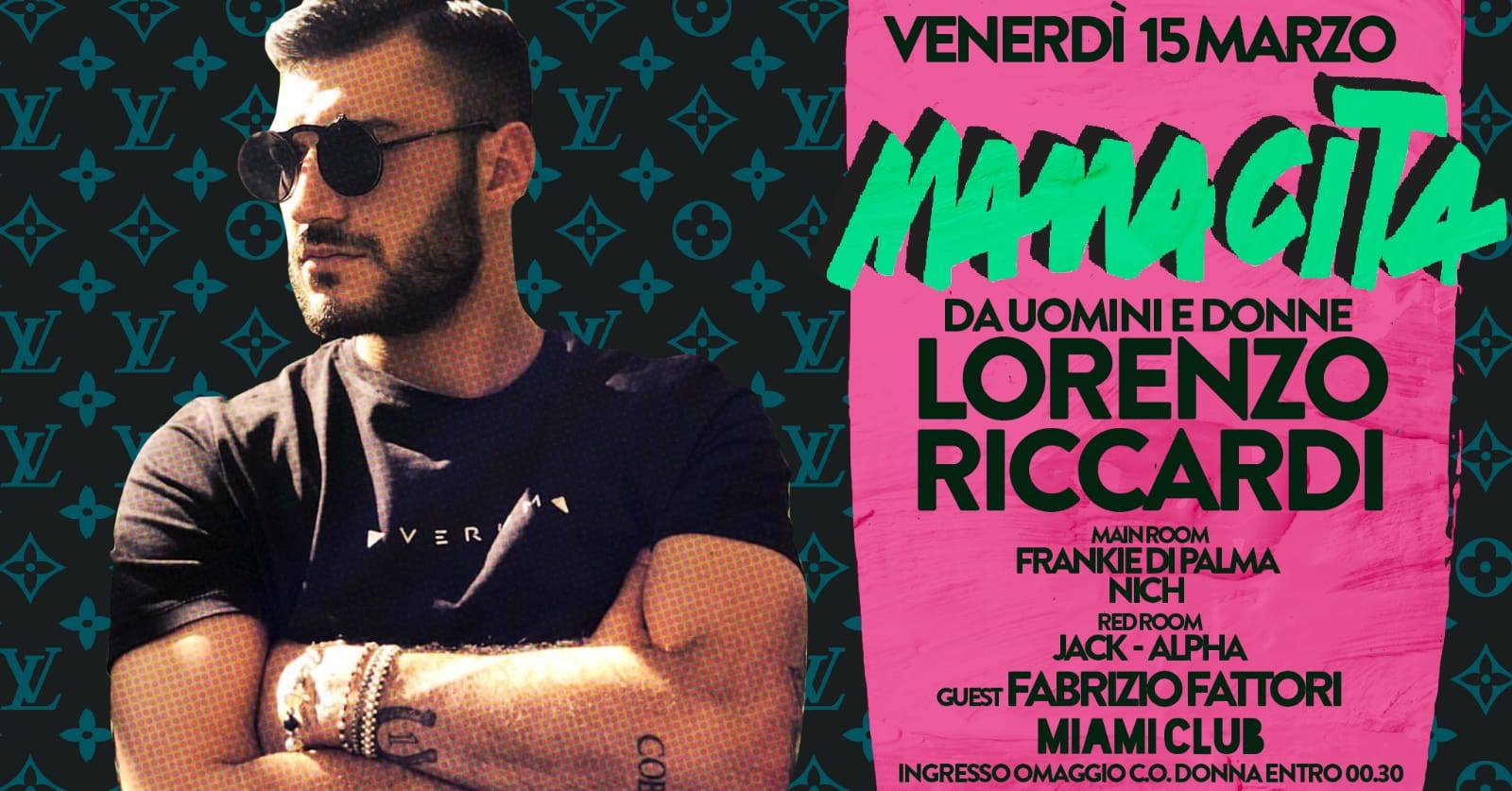 Lorenzo Riccardi ospite al Miami Club di Monsano