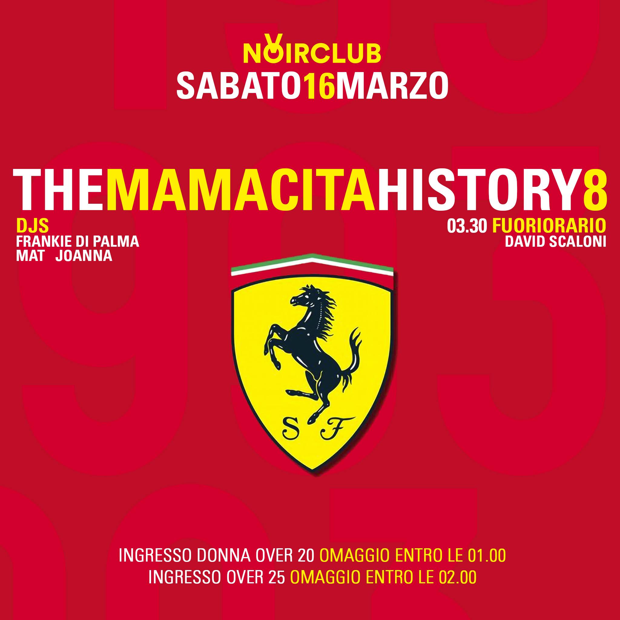 The Mamacita History 8 discoteca Noir Jesi