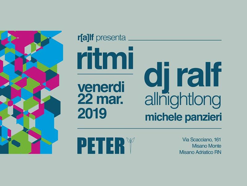 Ralf dj presenta Ritmi Peter Pan Club Riccione