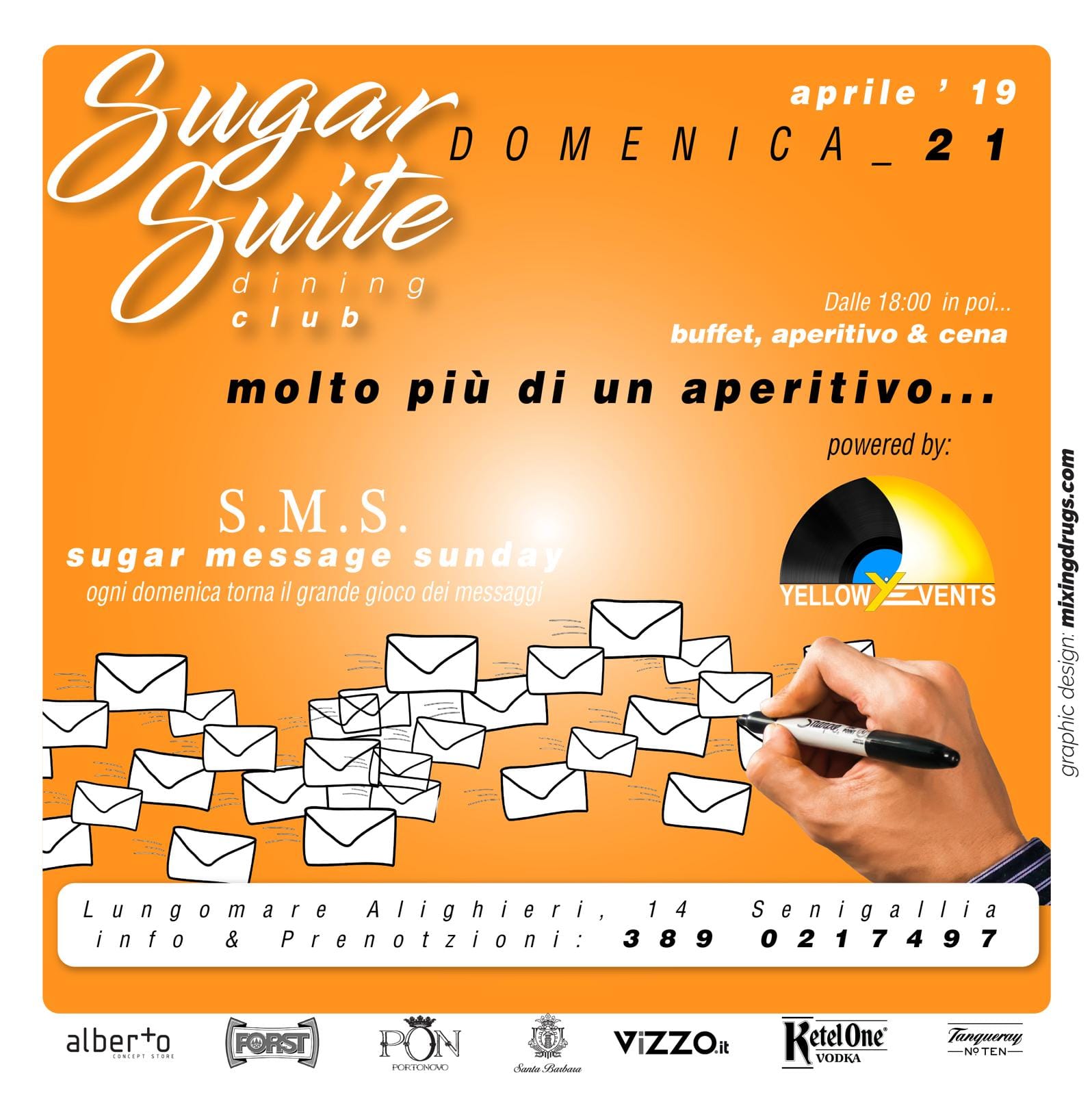 Pasqua Sugar Suite Dinner Club Senigallia