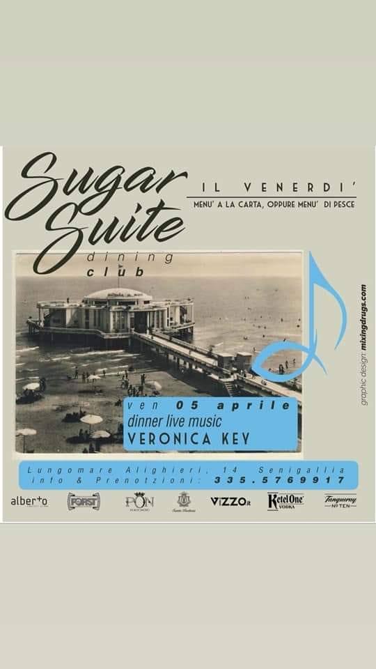 Veronica Key dinner live music Sugar Senigallia
